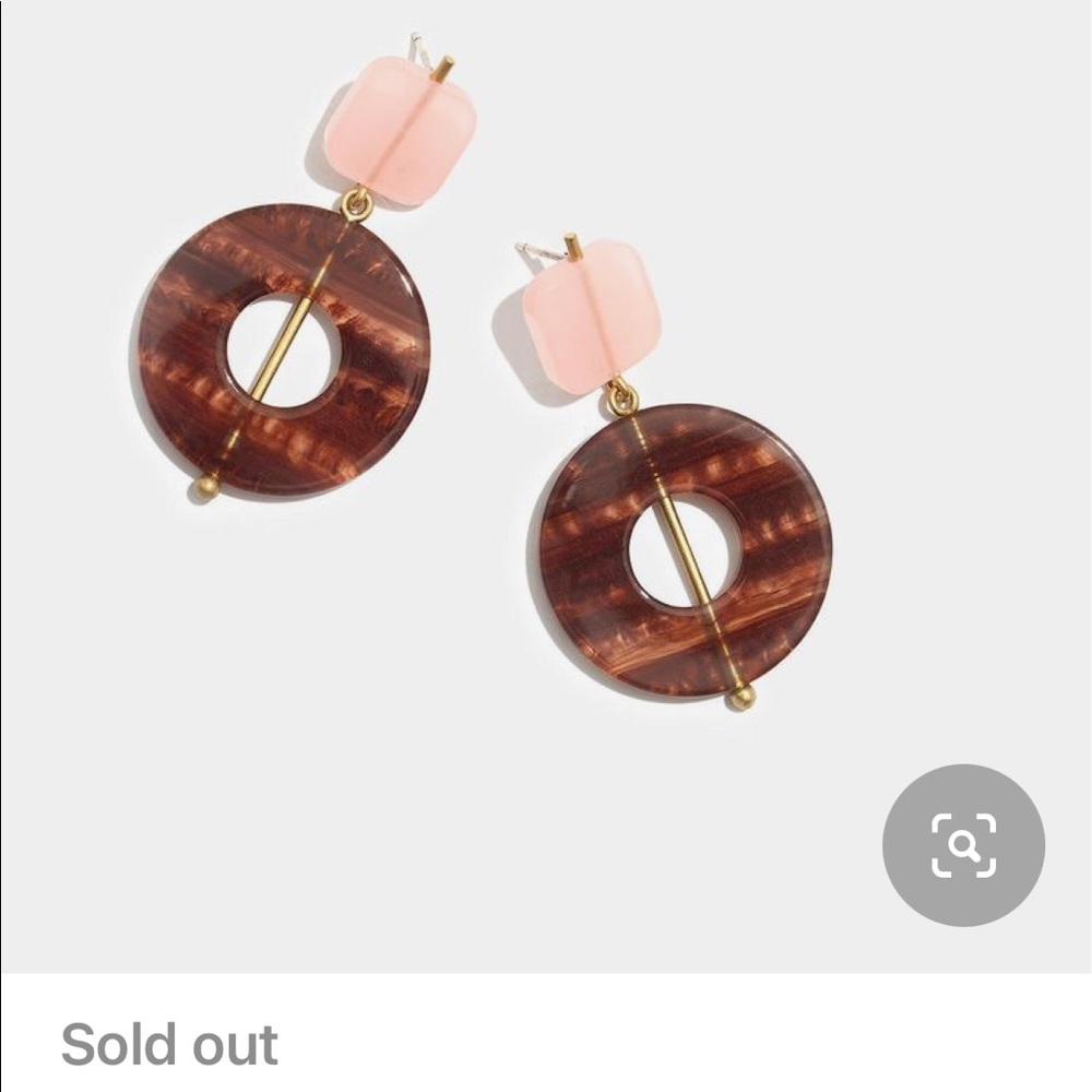 Madewell linked shapes statement earrings